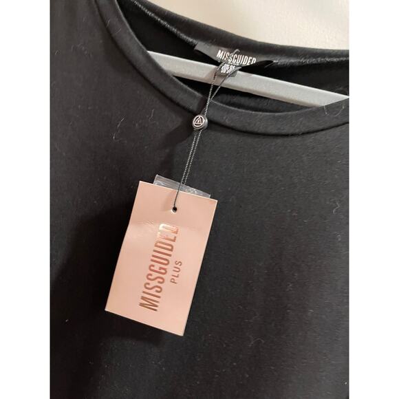 Black and White Twofer Sweater Mini Dress - NWT - 20W - Picture 7 of 8